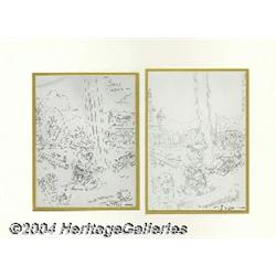 Don Rosa - Uncle Scrooge #293 Cover Preliminary Original Art (Gladstone, 1995).