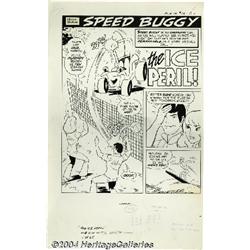 Mike Royer - Hanna-Barbera Fun-In #12 Speed Buggy Complete 25-page Story "The Ice Peril" Original Ar