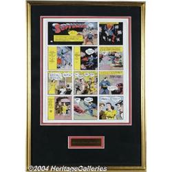 Joe Shuster Studios - Superman Sunday Color Printer's Proof dated 1941 (McClure Newspaper Syndicate,