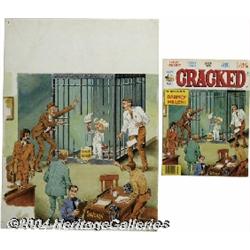 John Severin - Cracked #186 Cover Original Art (Major Magazines, 1982).