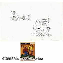 Western Publishing Staff Artist - March of Comics #372 Smokey the Bear Cover Original Art (Western, 