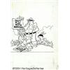 Image 1 : Western Publishing Staff Artist - March of Comics #383 Smokey the Bear Front and Back Cover Original