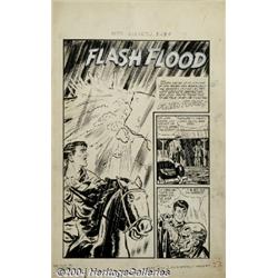 Jack Sparling - John Wayne Adventure Comics #22 Complete 11-page Story Original Art (Toby Press, 195