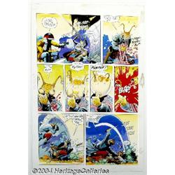 Arthur Suydam - Adventures of Cholly n' Flytrap Book Four Page 5 Original Art (Epic, 1992).
