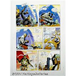 Arthur Suydam - Adventures of Cholly n' Flytrap Book Four Page 6 Original Art (Epic, 1992).
