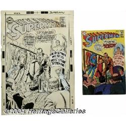 Curt Swan and Murphy Anderson - Superman #228 Cover Original Art (DC, 1970).