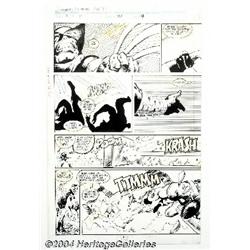 Mark Texeira and Harry Candelario - Marvel Comics Presents #71, double-page spread Original Art (Mar