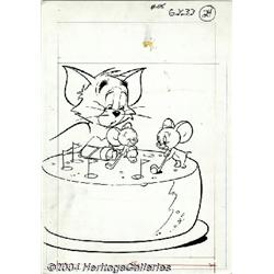 Gold Key Staff Artist - Tom and Jerry #275 Cover Original Art (Gold Key, 1973).
