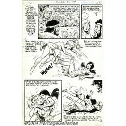 Wally Wood and Howie Post - Anthro #6, page 22 Original Art (DC, 1969).