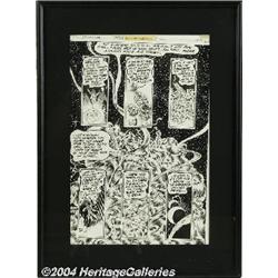 Bernie Wrightson - Swamp Thing #8, page 25 Original Art (DC, 1974).