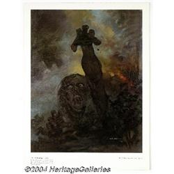 Bernie Wrightson - The Edgar Allan Poe Portfolio (Christopher Enterprises, 1976).