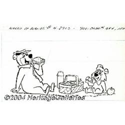 Western Publishing Staff Artist - March of Comics #344 Yogi Bear Back Cover Original Art (Western Pu
