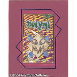 Robert Williams - Yama Yama/Ugly Head Cover Original Art (George DiCaprio, 1981).