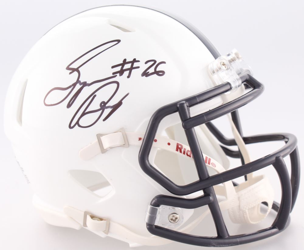 saquon barkley signed penn state helmet
