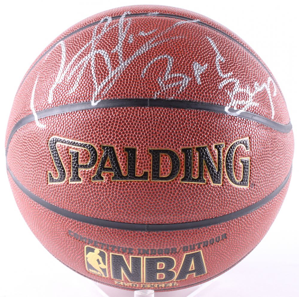 Dennis Rodman Signed Spalding Basketball Inscribed Bad Boys