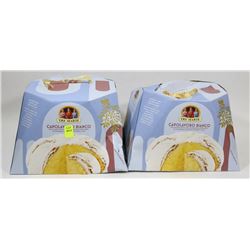 LOT OF TWO TRE MARIE CAKES