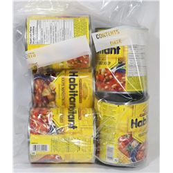 5 CANS OF HABITANT VEGETABLE SOUP