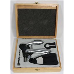 NEW QUALITY BOTTLE OPENER SET W/STAND,