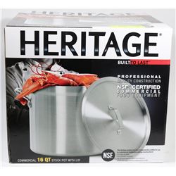 HERITAGE COMMERCIAL 16 QT. STOCK POT