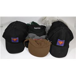 BOX OF SUPERMAN ILLUMINATING BASEBALL HATS