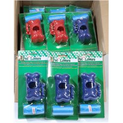 CASE OF 24 PET LOVERS POOP BAGS