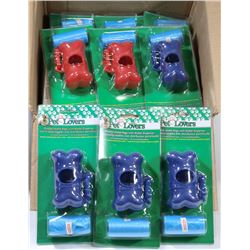 CASE OF 24 PET LOVERS POOP BAGS