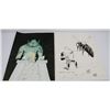 Image 1 : LOT OF 2 PIECES OF ORIGINAL ART, SIGNED, CARTER