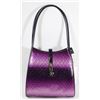 Image 1 : NEW PURPLE SNAKESKIN STYLE PURSE