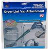 Image 1 : NEW DRYER LINT VAC ATTACHMENT