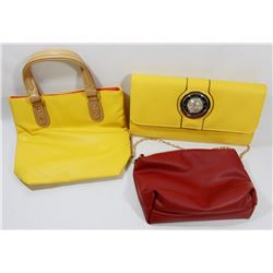 LOT OF 3 FASHION BAGS