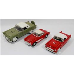 LOT OF 2 , 1:43 DIECAST CARS AND 1 1;24 SCALE