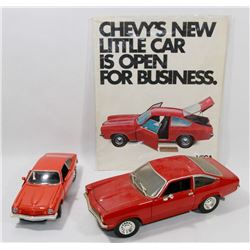 1972 CHEVY VEGA 1:18 SCALE DIECAST, WITH