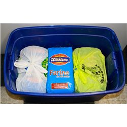 TOTE OF 6 BAGS OF 5KG FLOUR