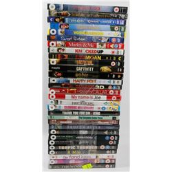 BUNDLE OF 30 DVD MOVIES