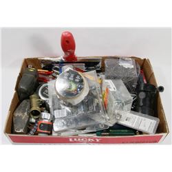 LOT OF ASSORTED TOOLS AND HARDWARE