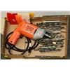 Image 1 : BLACK & DECKER CORDED DRILL SOLD WITH DRILL BITS