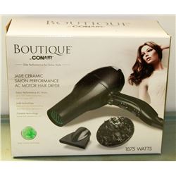 BOUTIQUE BY CONAIR 1875W HAIR JADE CERAMIC SALON