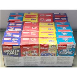BUNDLE OF SINGLE SERVE CEREAL BOXES