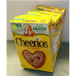 5 BOXES OF CHEERIOS CEREAL