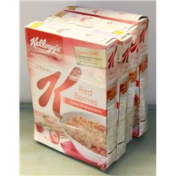 4 BOXES OF SPECIAL K CEREAL
