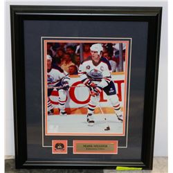MARK MESSIER EDMONTON OILERS FRAMED PICTURE