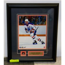 WAYNE GRETZKY EDMONTON OILERS FRAMED PICTURE