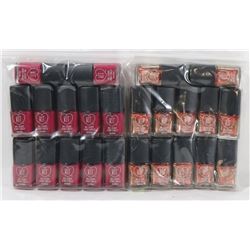 LOT OF 24 BOTTLES OF NAIL POLISH
