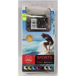 NEW 1080P SPORTS ACTION CAMERA WITH MOUNTS