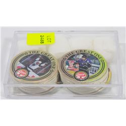 COLLECTION OF WAYNE GRETZKY COCA COLA POGS