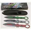 Image 1 : SET OF 3 NEW 7.5" STAINLESS STEEL KNIVES