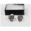 Image 1 : LOT OF TWO NEW SKULL RINGS