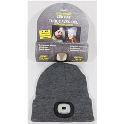 NEW ULTRA BRIGHT LED HEADLIGHT TOQUE (GREY)