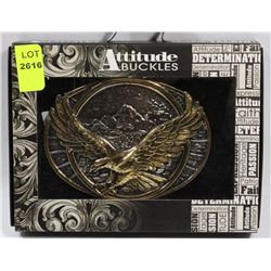 NEW MONTANA SILVERSMITH EAGLE BELT BUCKLE