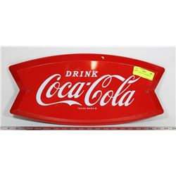 DRINK COCA COLA TIN REPLICA SIGN.